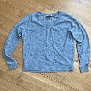 LOFT Heather Gray Crewneck Sweater